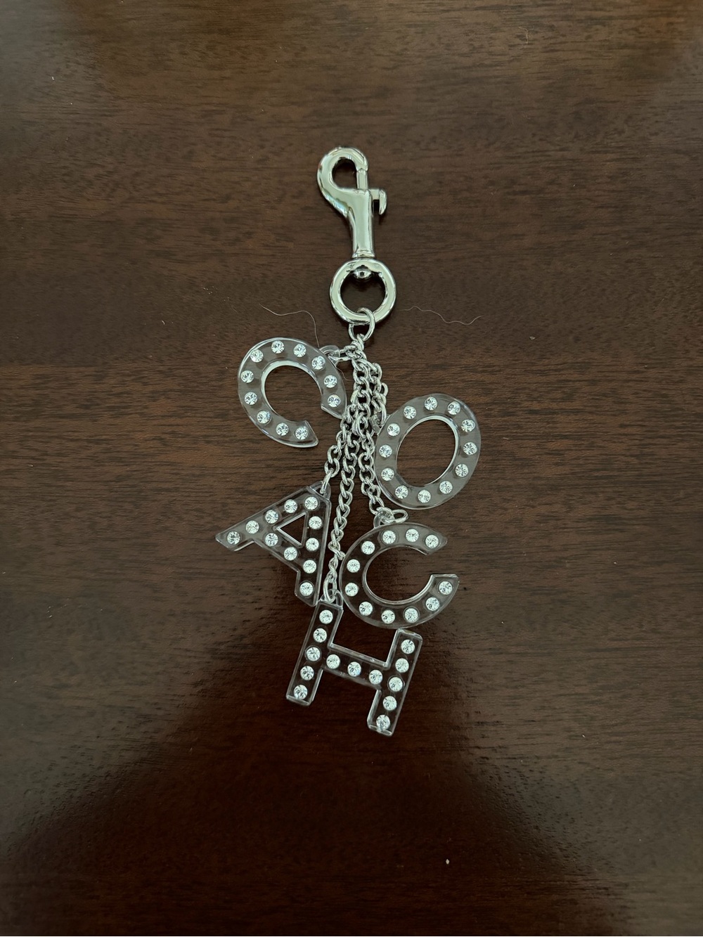 Coach Letter Keychain Bag Pull